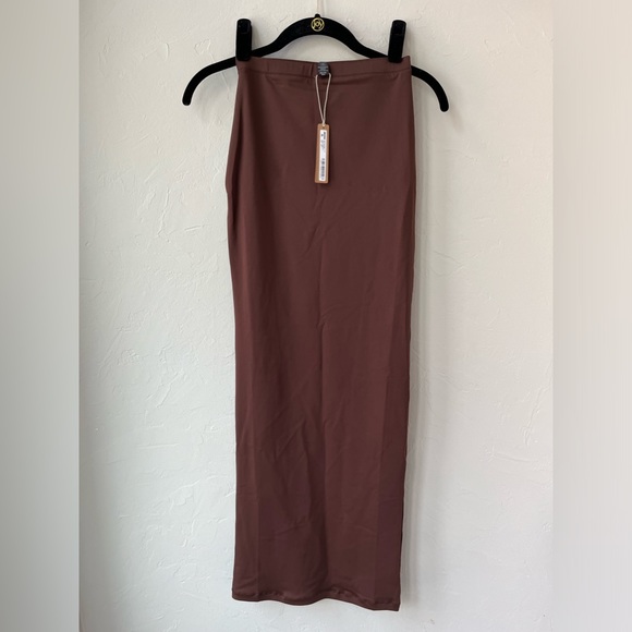 SKIMS Other - 🤎SKIMS SWIM LONG TUBE SKIRT COVER UP COCOA XXS